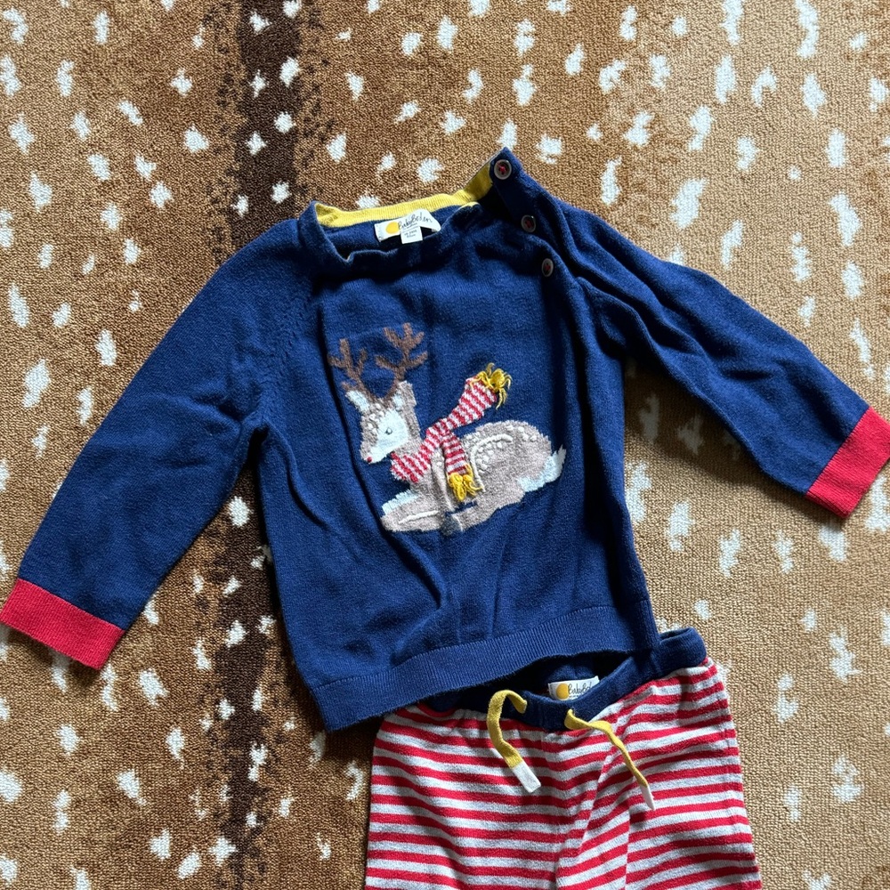 Baby Boden Christmas outfit